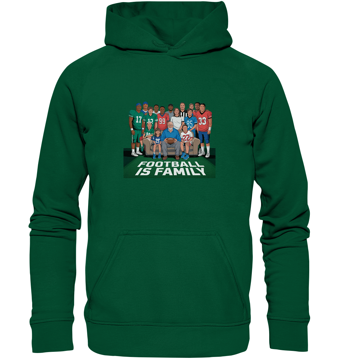 Football is Family - Basic Unisex Hoodie