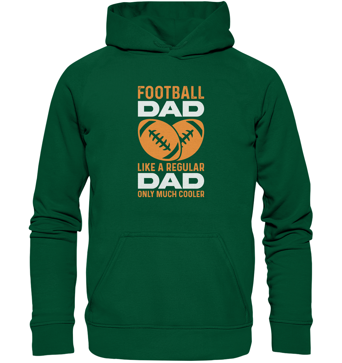 Football Dad Much Cooler - Basic Unisex Hoodie