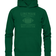 Lineman Heroes Green - Basic Unisex Hoodie