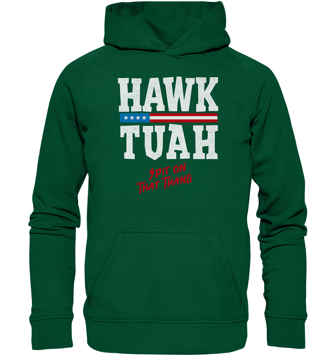 Hawk Tuah White - Basic Unisex Hoodie
