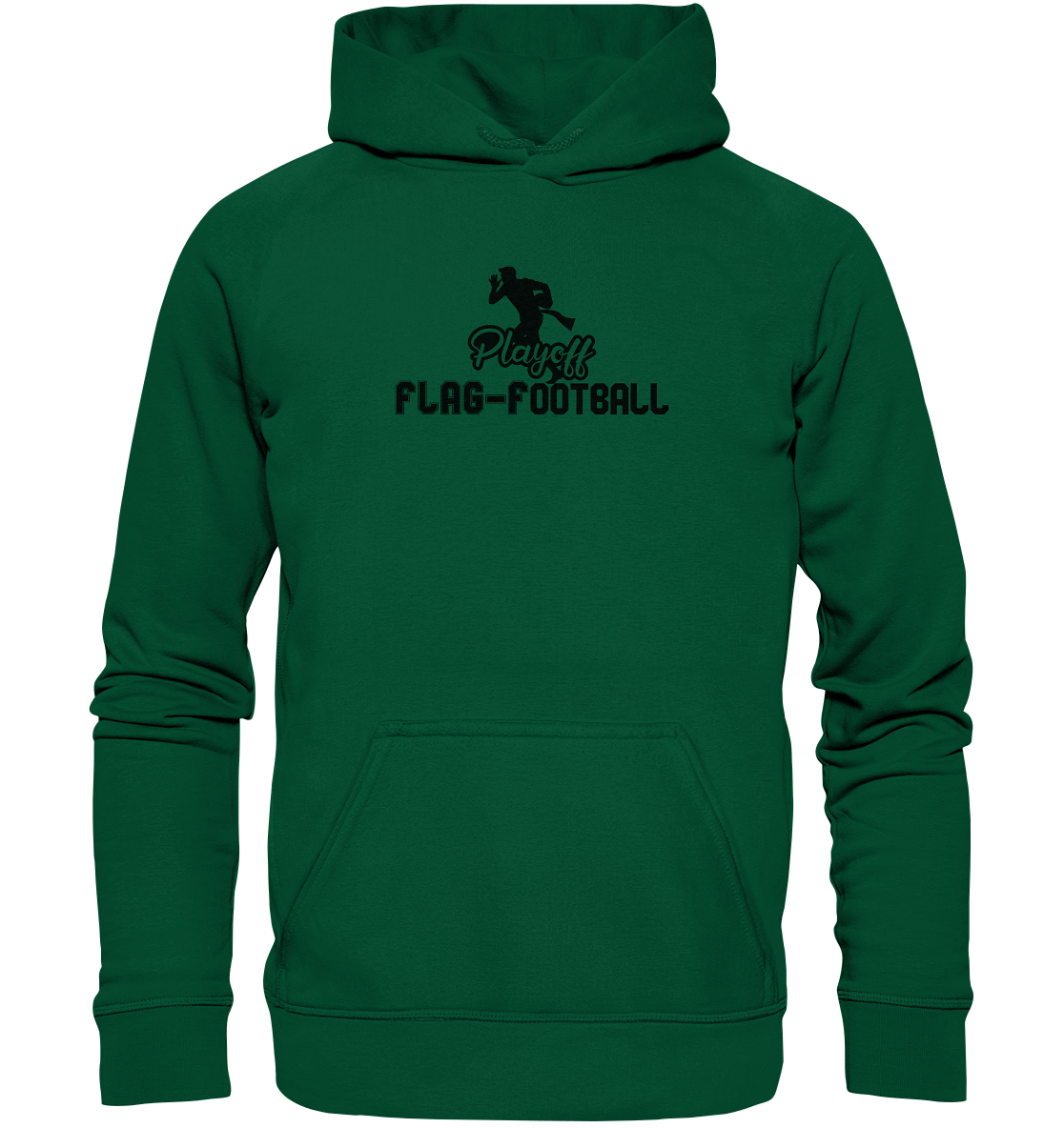 Playoff Flag Football  Men black - Basic Unisex Hoodie