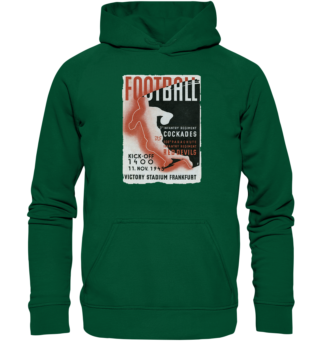 Red Devils Frankfurt 1945 - Basic Unisex Hoodie
