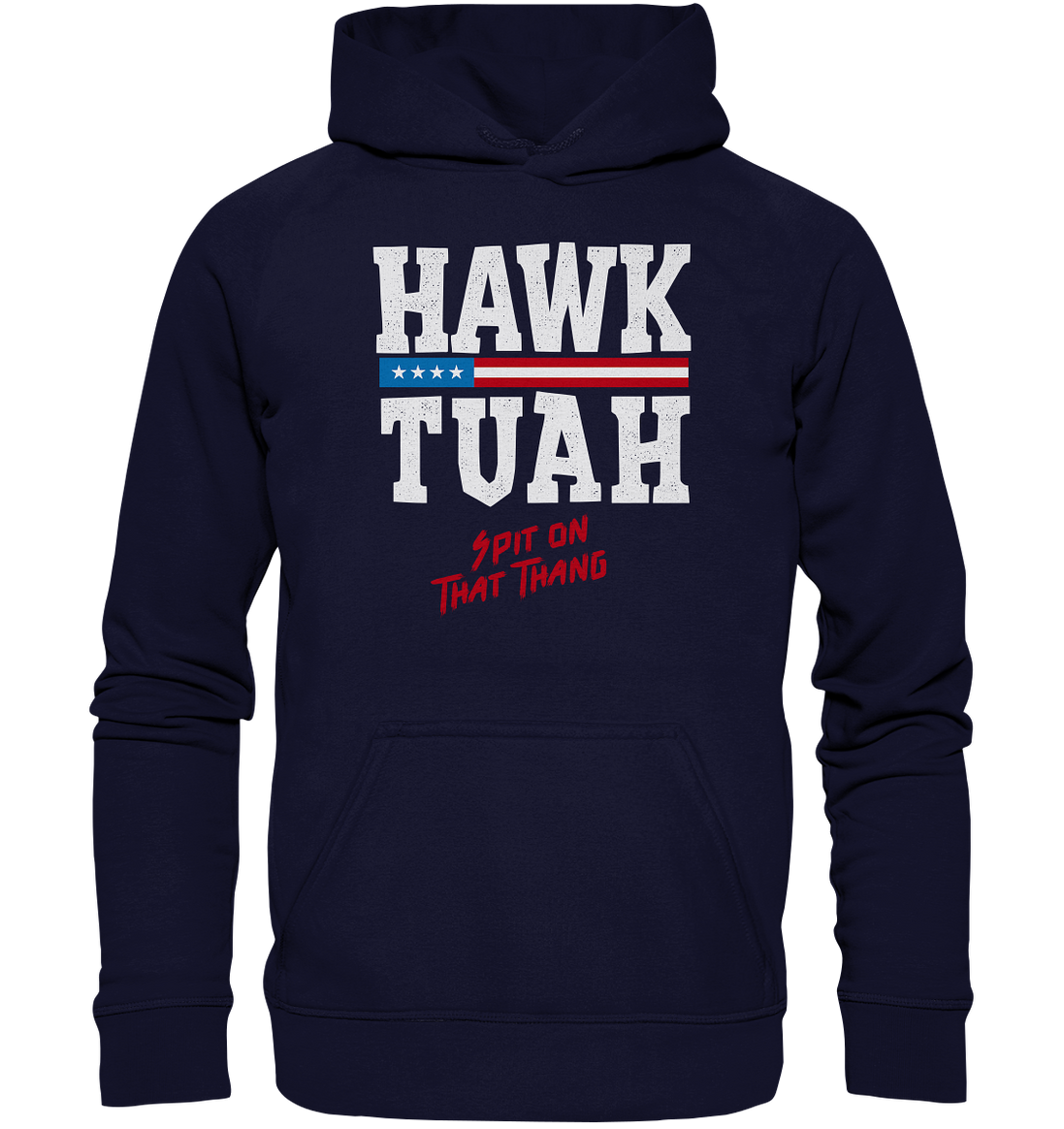 Hawk Tuah White - Basic Unisex Hoodie