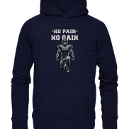 No Pain No Gain Metal - Basic Unisex Hoodie