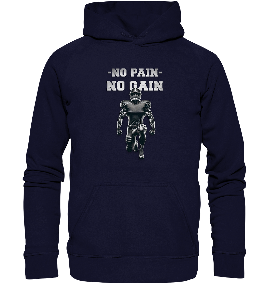 No Pain No Gain Metal - Basic Unisex Hoodie