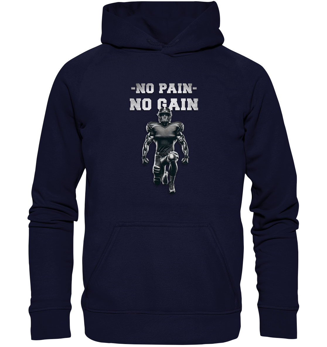 No Pain No Gain Metal - Basic Unisex Hoodie