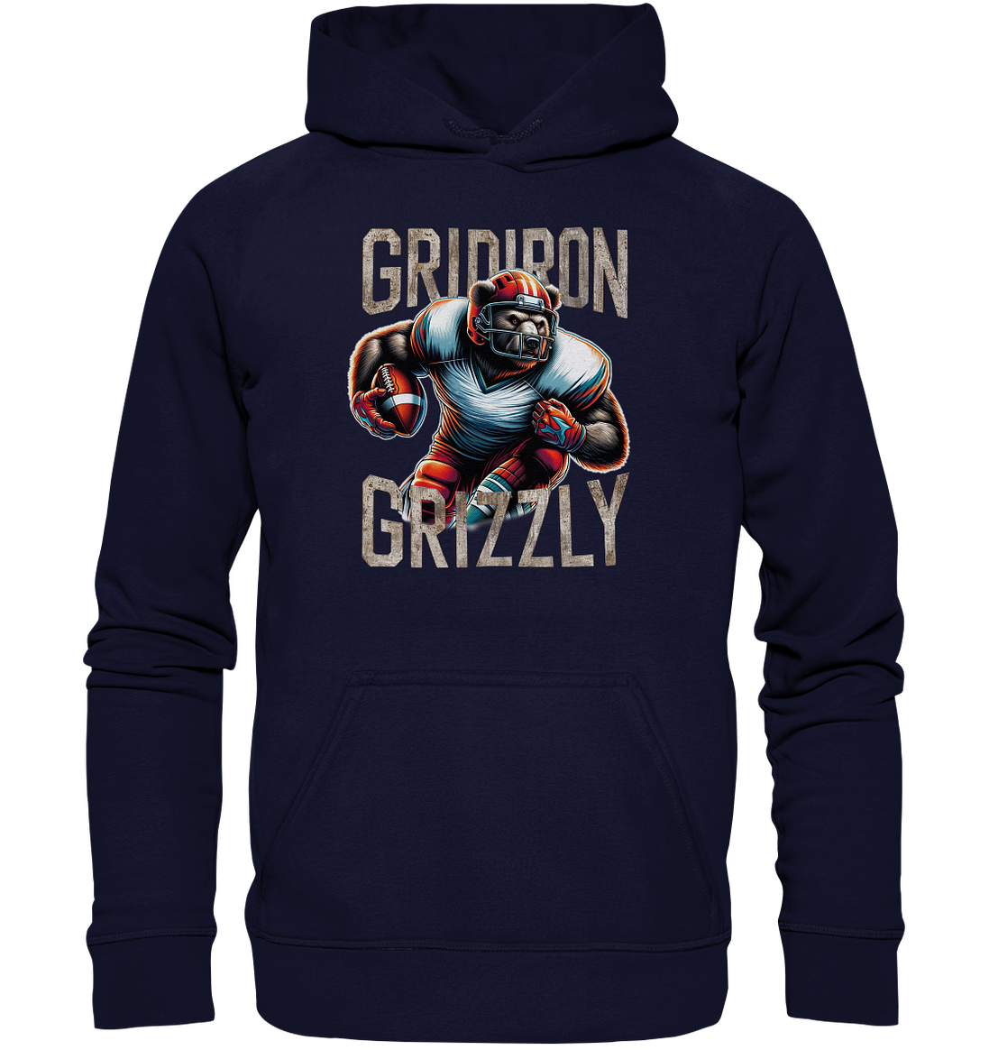 Gridiron Grizzly - Basic Unisex Hoodie