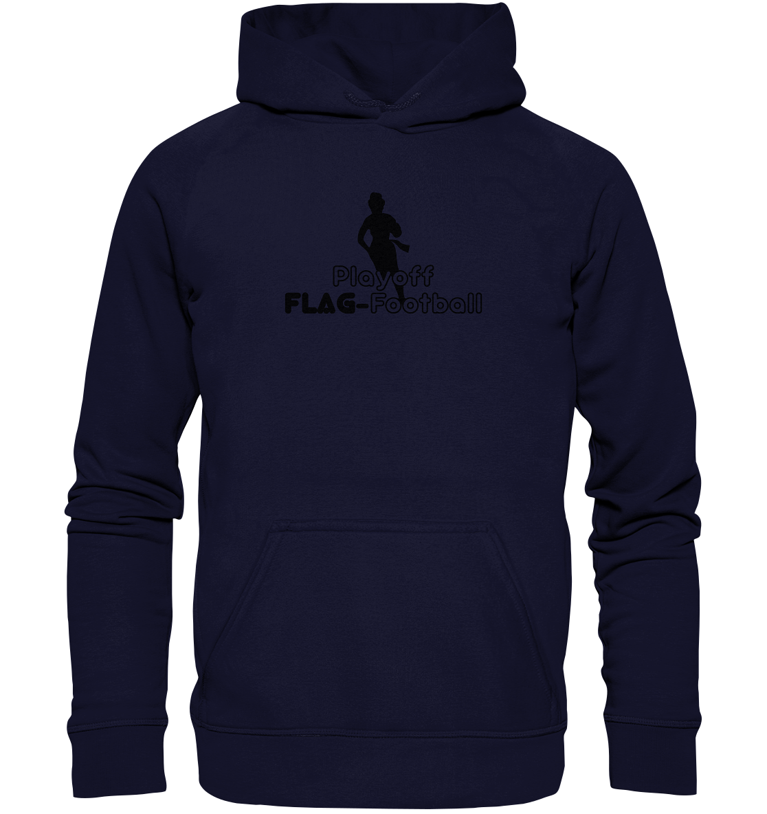 Playoff Flag Football  Women black  - Basic Unisex Hoodie