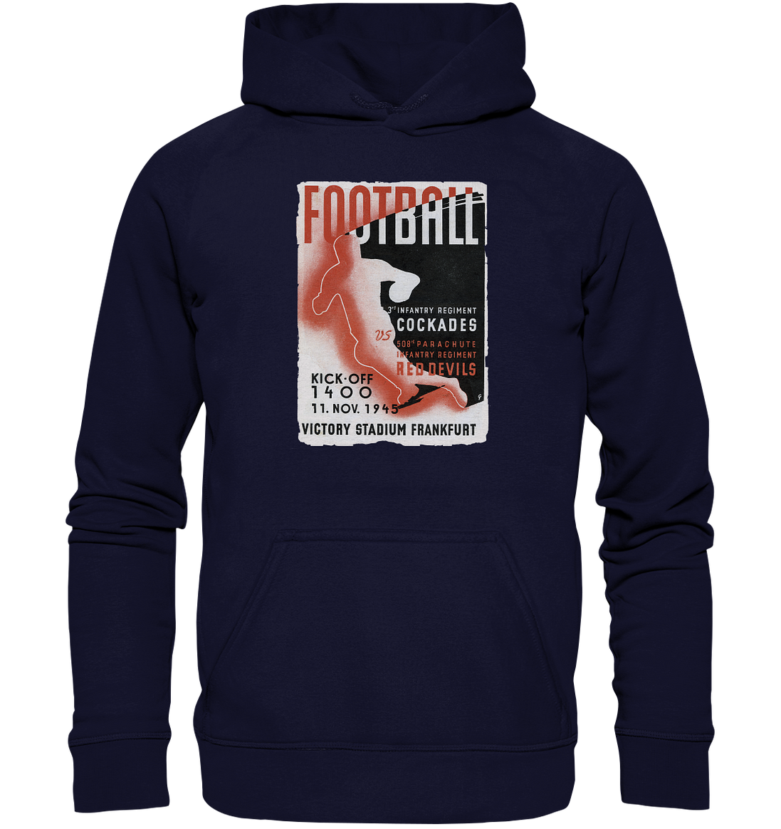 Red Devils Frankfurt 1945 - Basic Unisex Hoodie