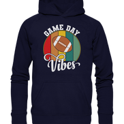 Game Day Vibes White - Basic Unisex Hoodie
