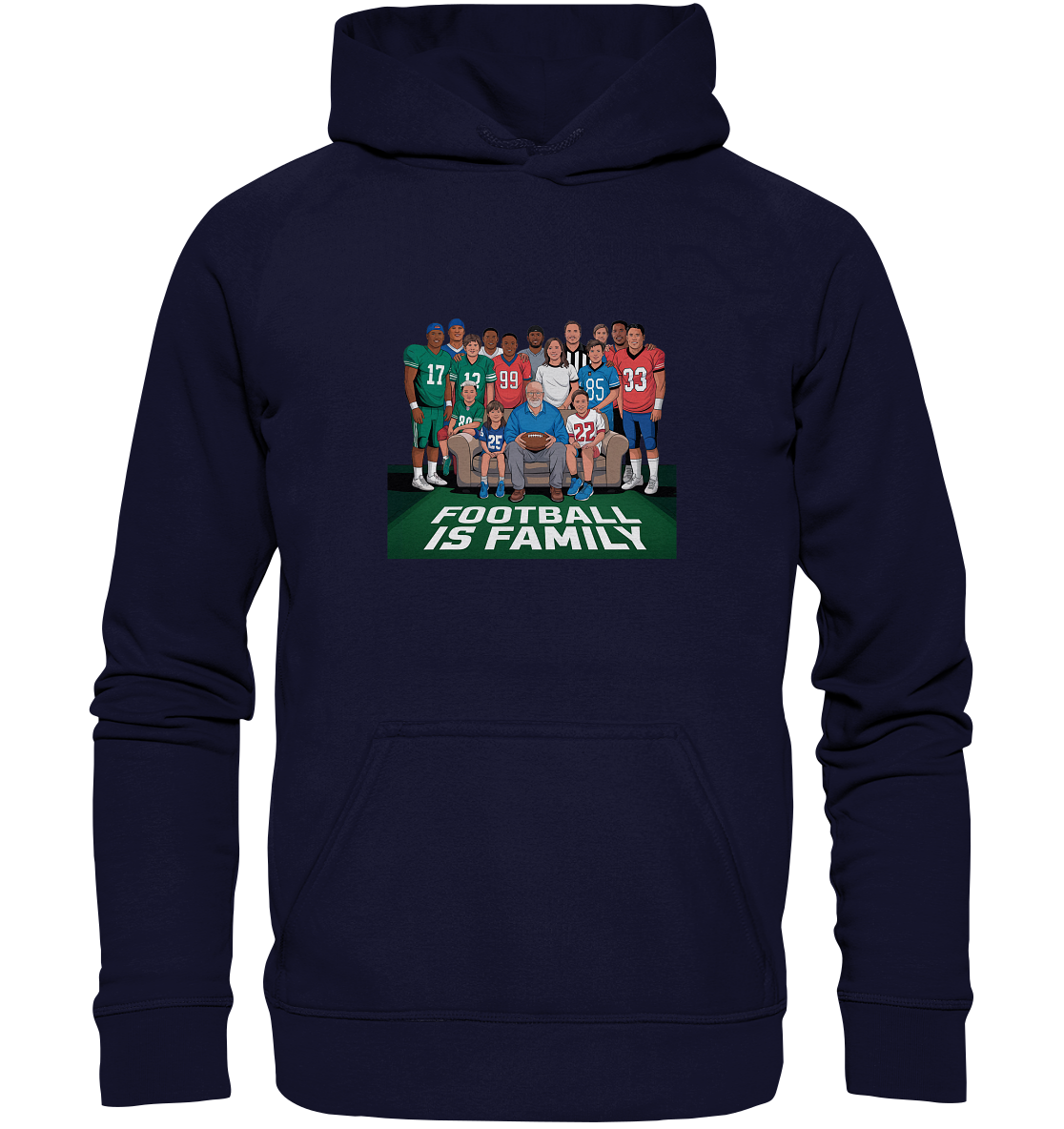 Football is Family - Basic Unisex Hoodie