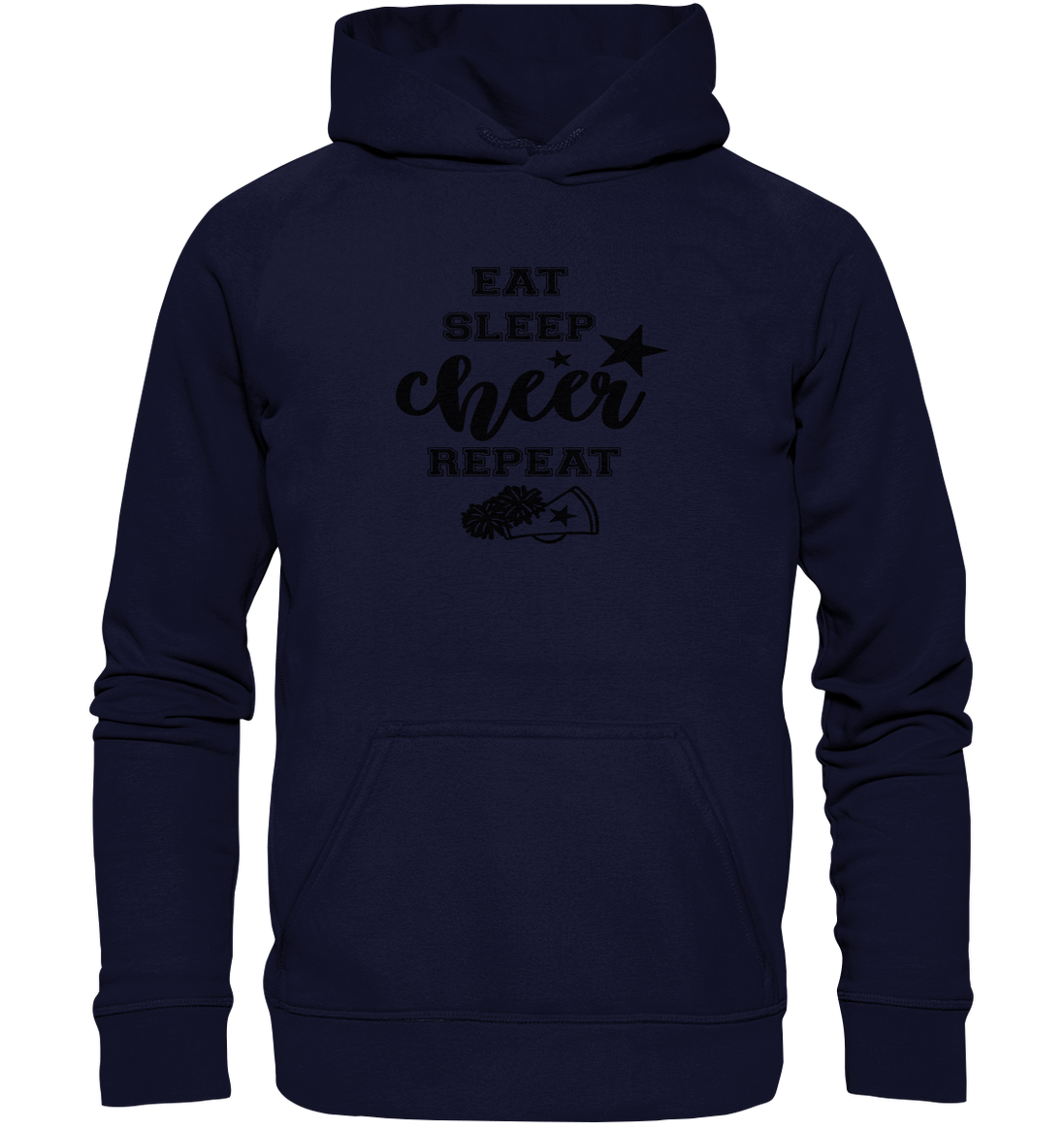 Eat Sleep Cheer Repeat - Basic Unisex Hoodie