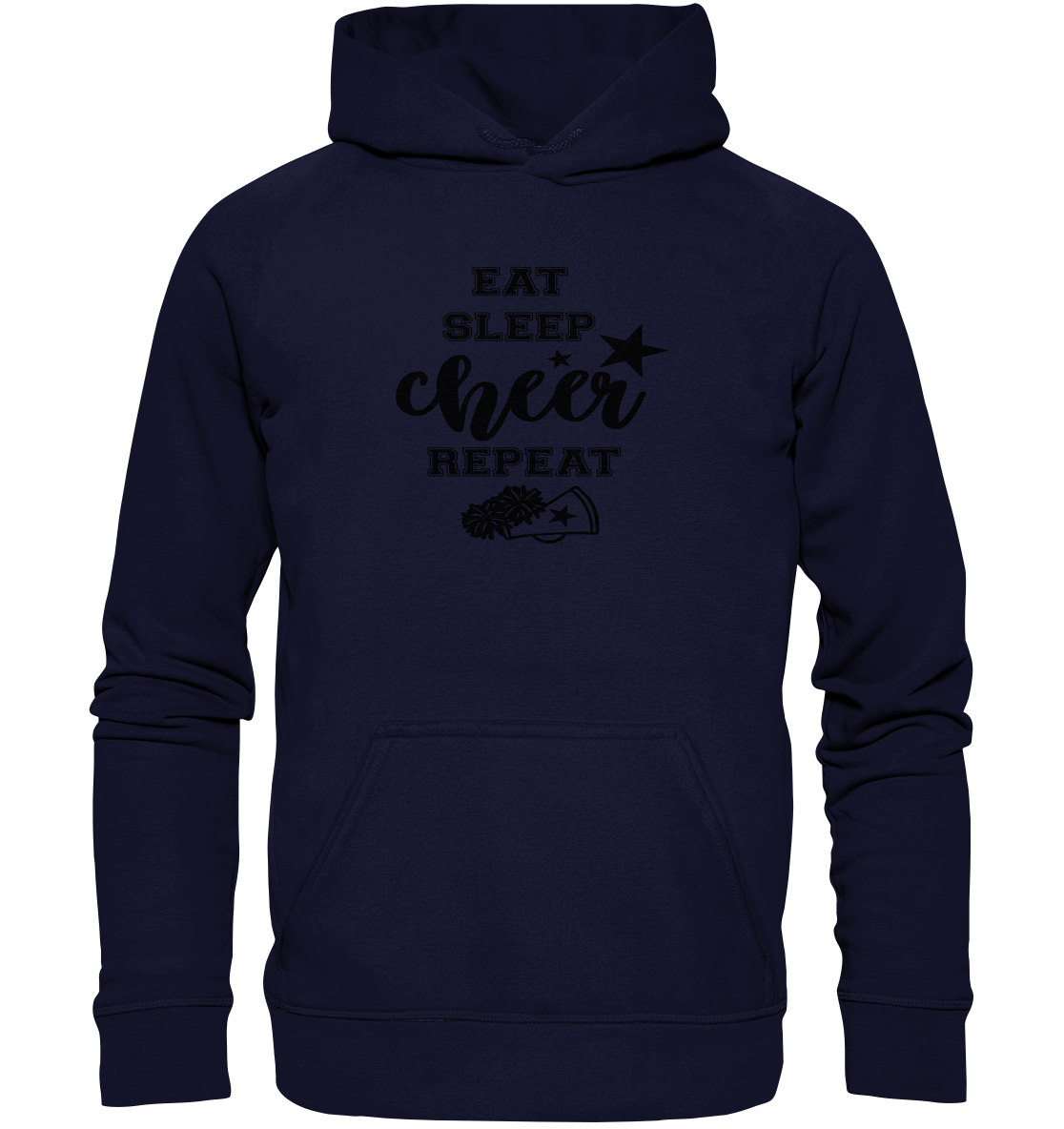 Eat Sleep Cheer Repeat - Basic Unisex Hoodie