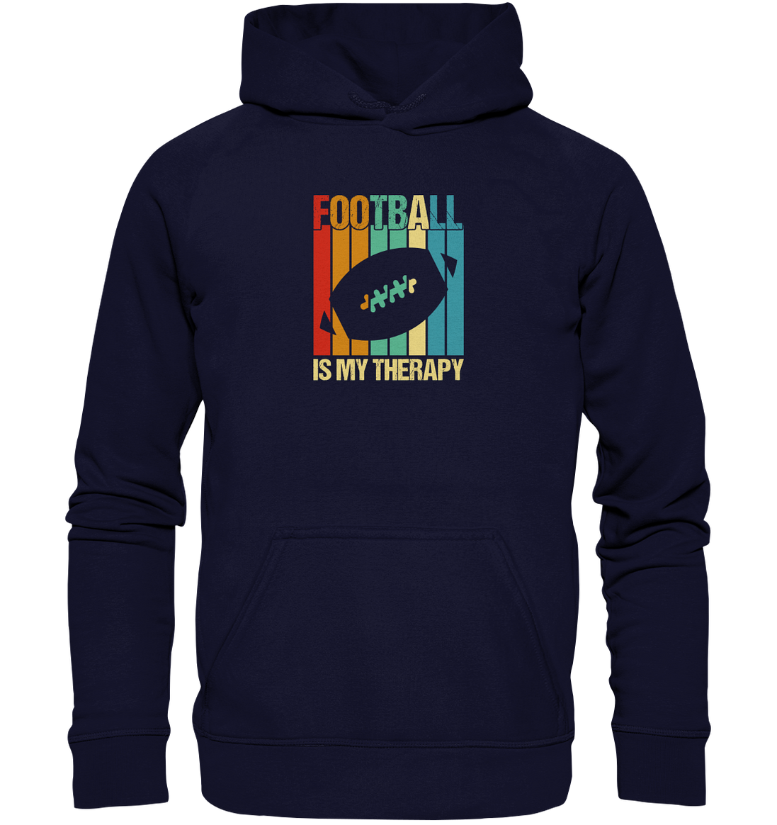 Football is my Therapy - Basic Unisex Hoodie