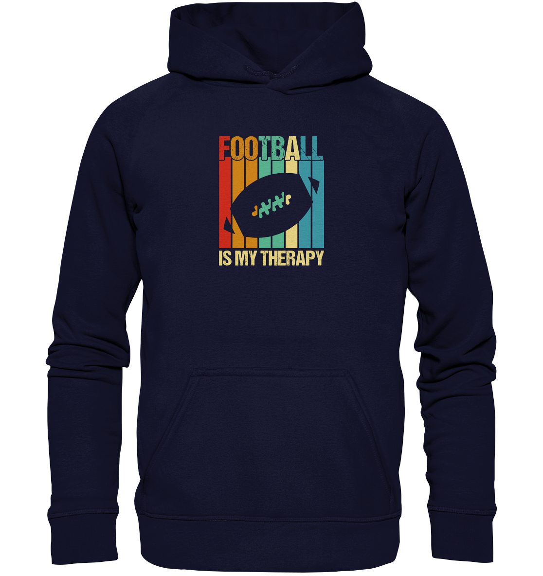 Football is my Therapy - Basic Unisex Hoodie