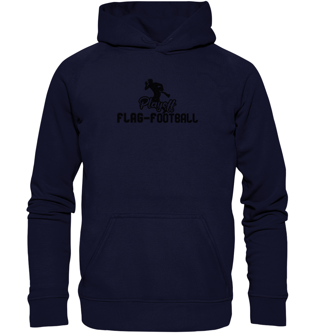 Playoff Flag Football  Men black - Basic Unisex Hoodie