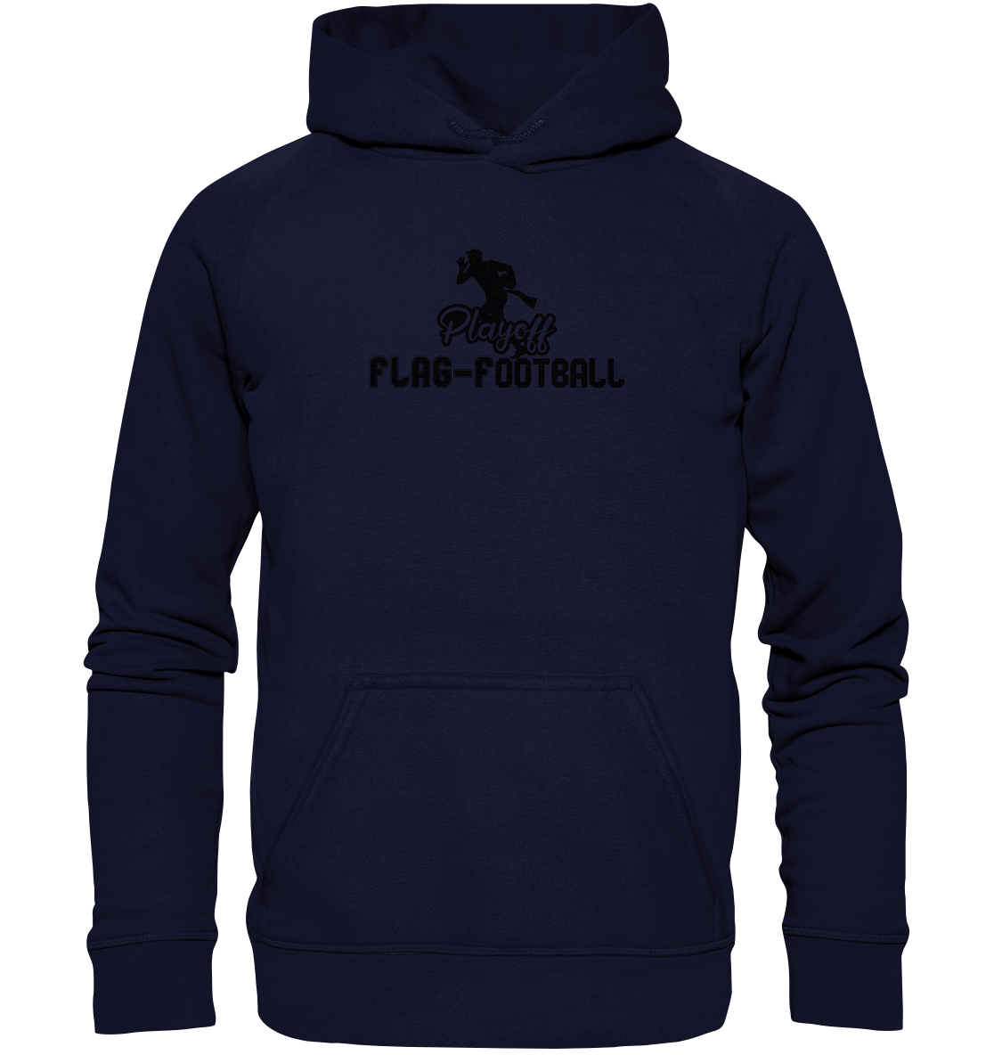 Playoff Flag Football  Men black - Basic Unisex Hoodie