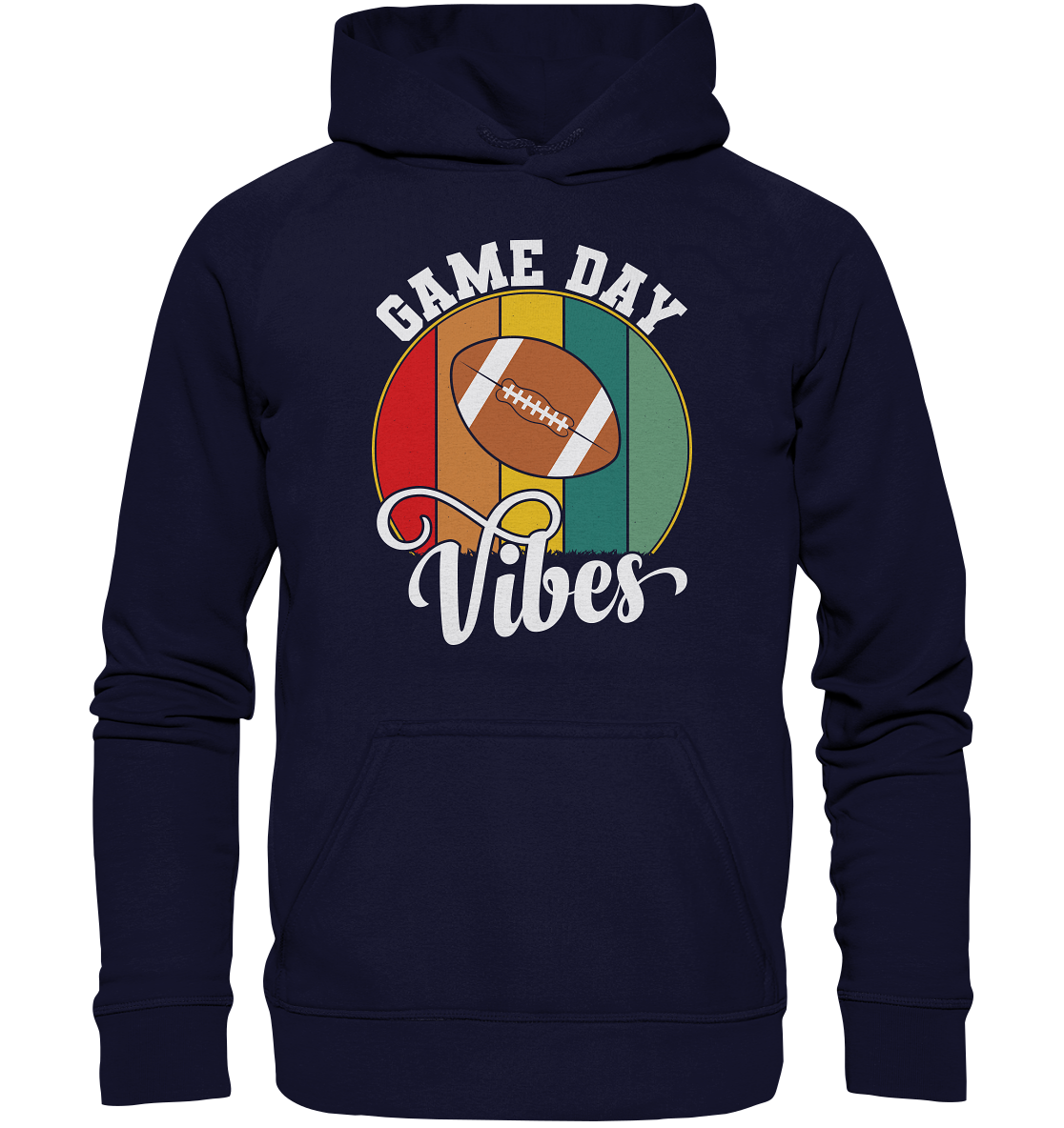 Game Day Vibes White - Basic Unisex Hoodie