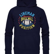 Lineman Brick Wall - Basic Unisex Hoodie