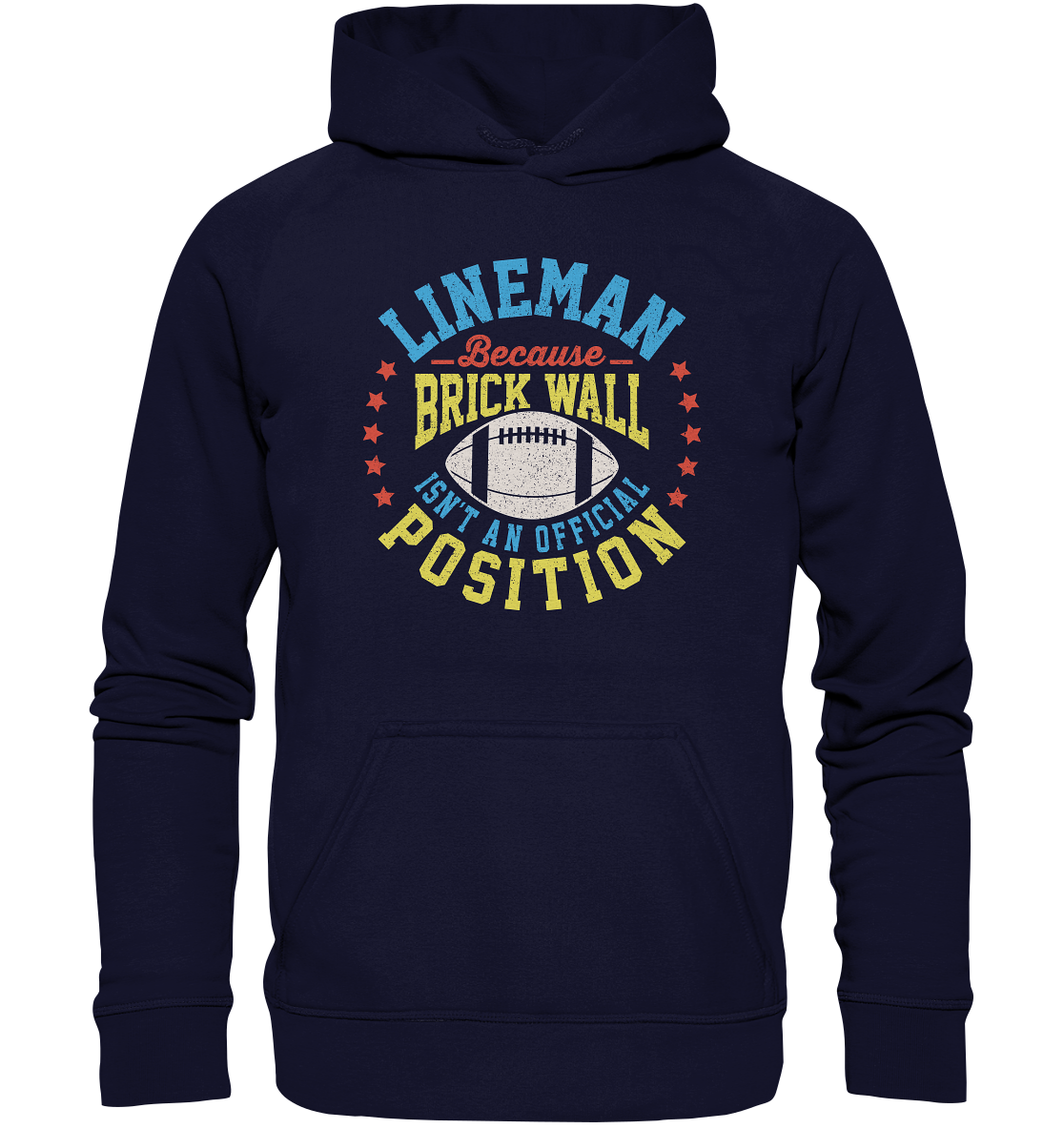 Lineman Brick Wall - Basic Unisex Hoodie
