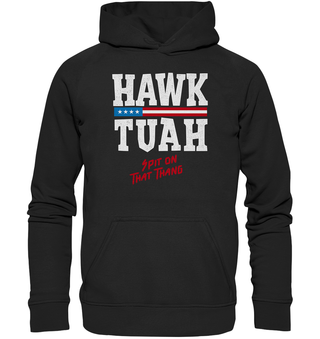 Hawk Tuah White - Basic Unisex Hoodie