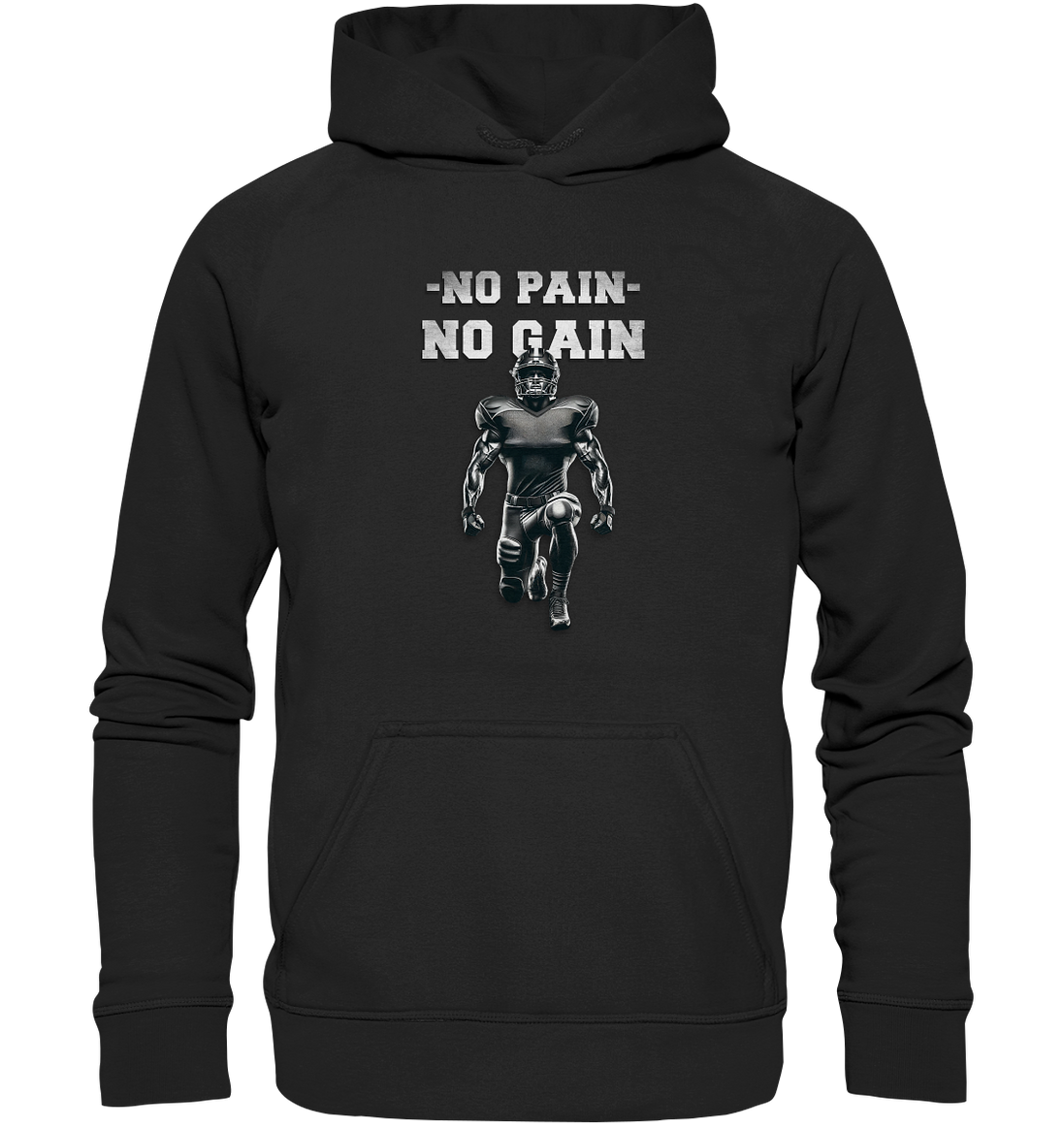 No Pain No Gain Metal - Basic Unisex Hoodie