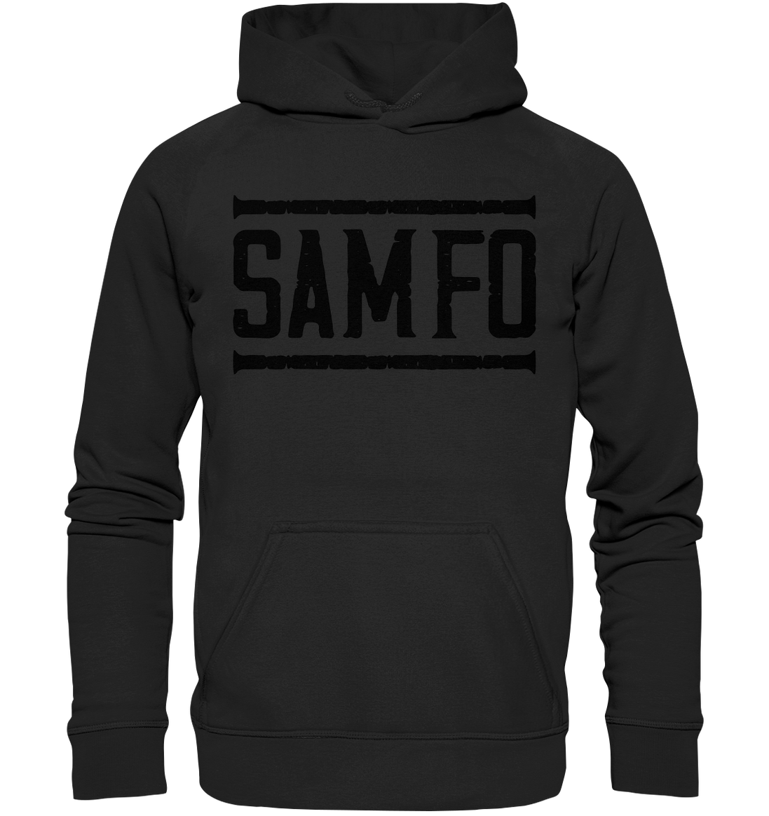 SAMFO black - Basic Unisex Hoodie