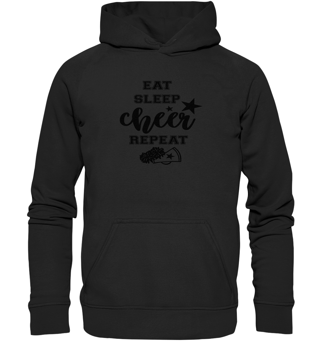 Eat Sleep Cheer Repeat - Basic Unisex Hoodie