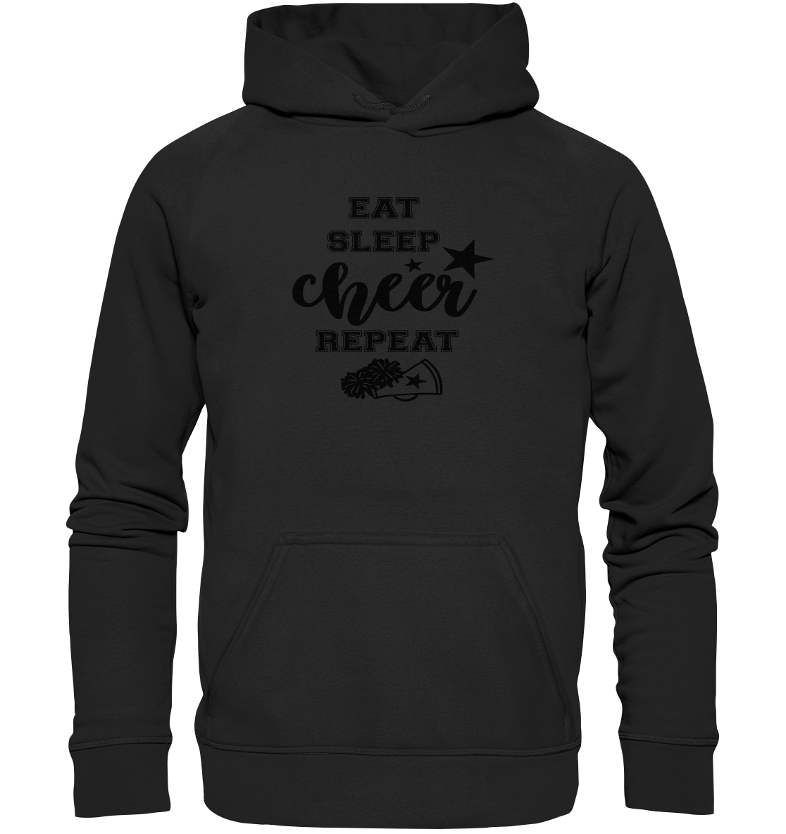 Eat Sleep Cheer Repeat - Basic Unisex Hoodie