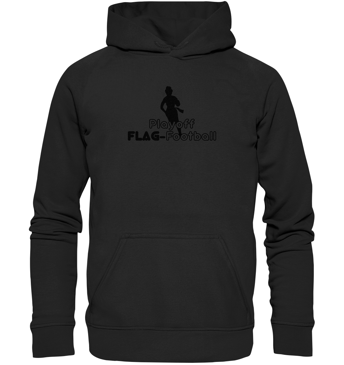 Playoff Flag Football  Women black  - Basic Unisex Hoodie