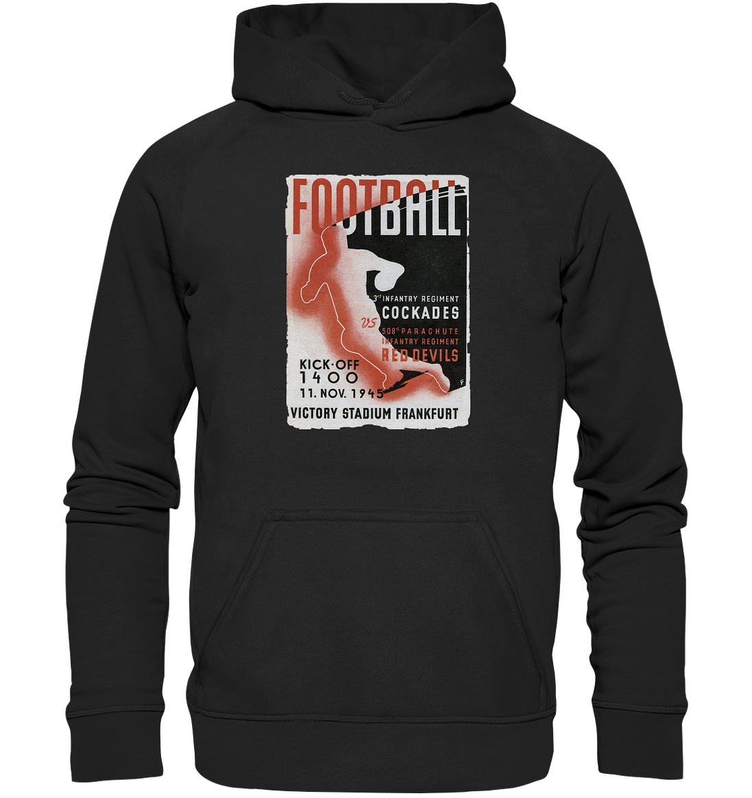 Red Devils Frankfurt 1945 - Basic Unisex Hoodie