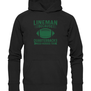 Lineman Heroes Green - Basic Unisex Hoodie
