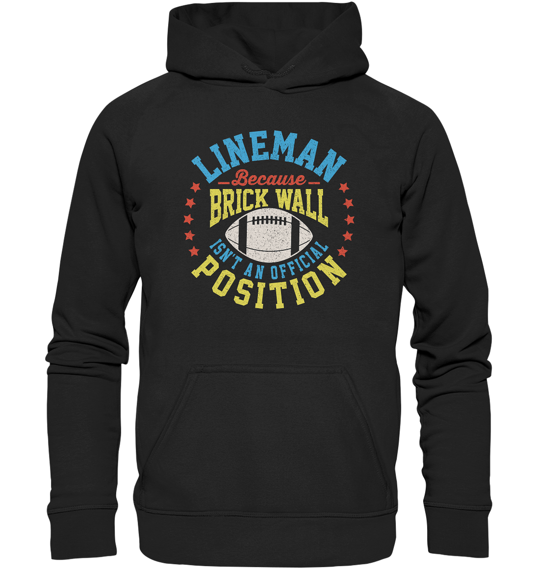 Lineman Brick Wall - Basic Unisex Hoodie