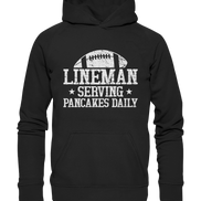 Lineman Serving Pancakes - Basic Unisex Hoodie