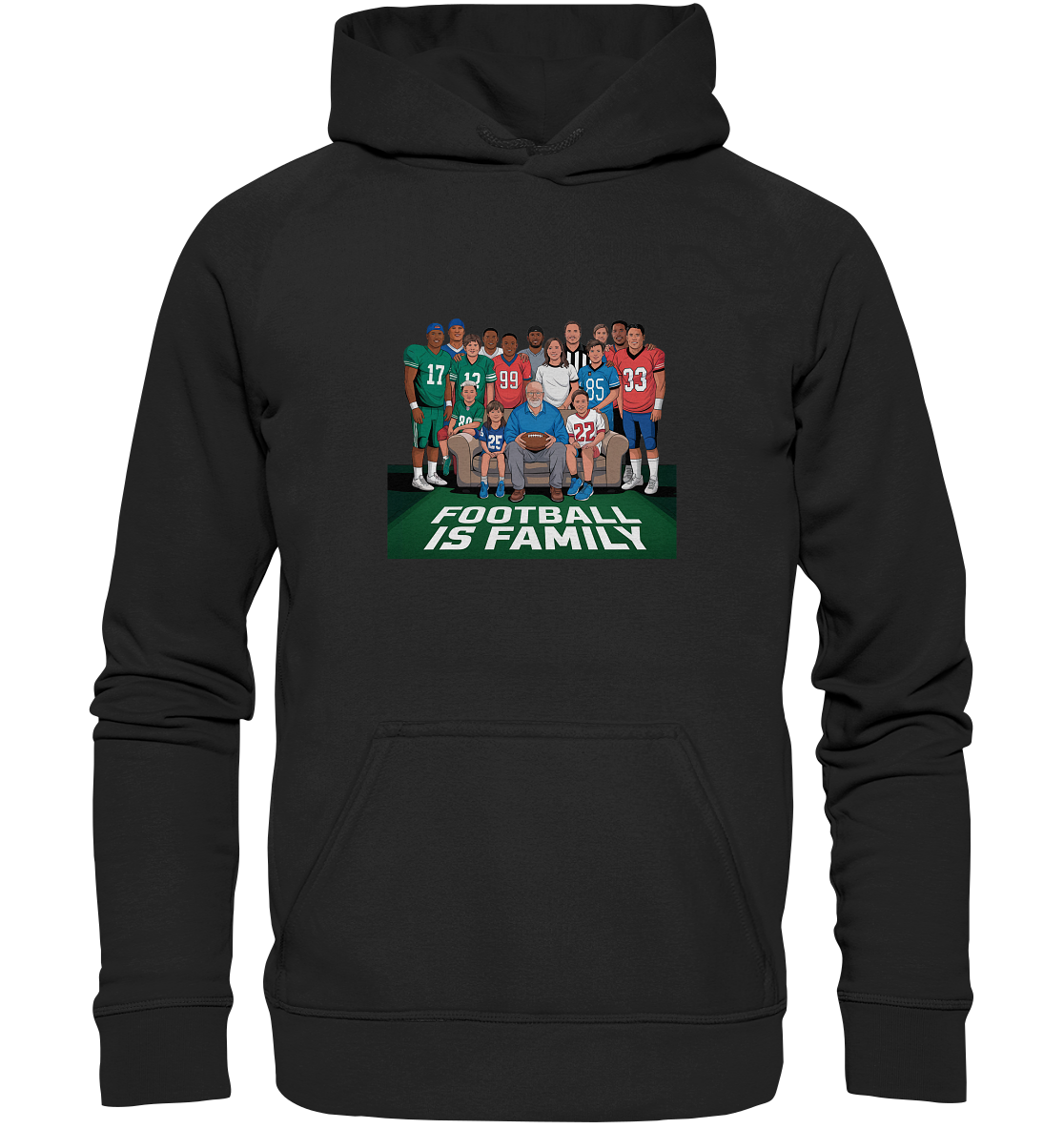 Football is Family - Basic Unisex Hoodie