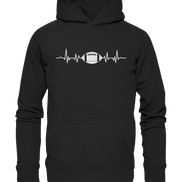 Football Heartbeat - Basic Unisex Hoodie