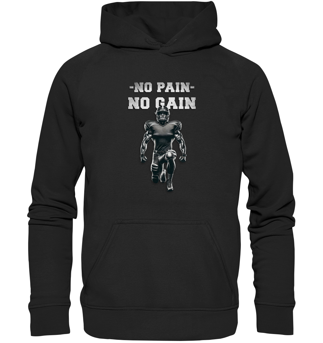 No Pain No Gain Metal - Basic Unisex Hoodie