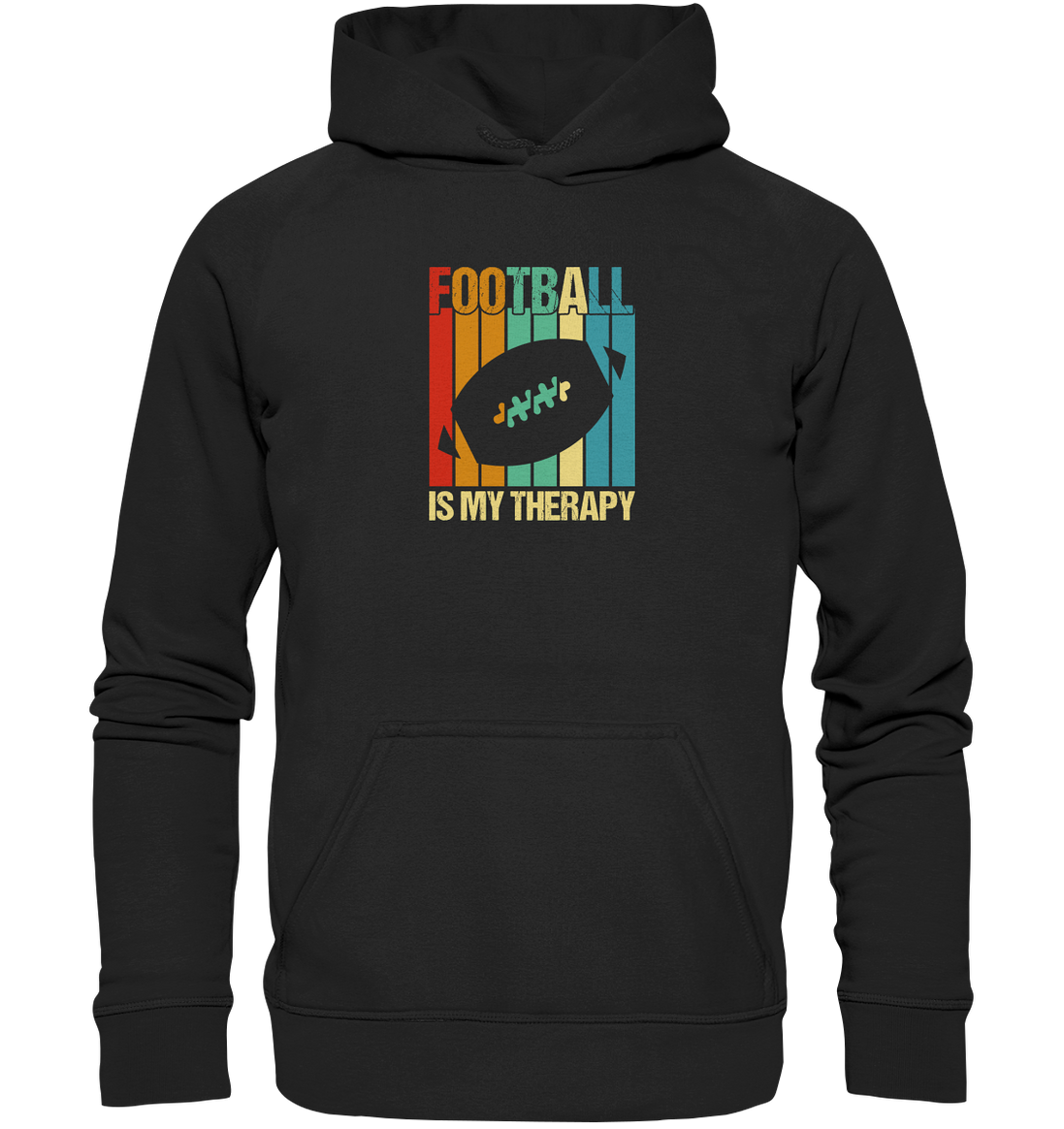 Football is my Therapy - Basic Unisex Hoodie