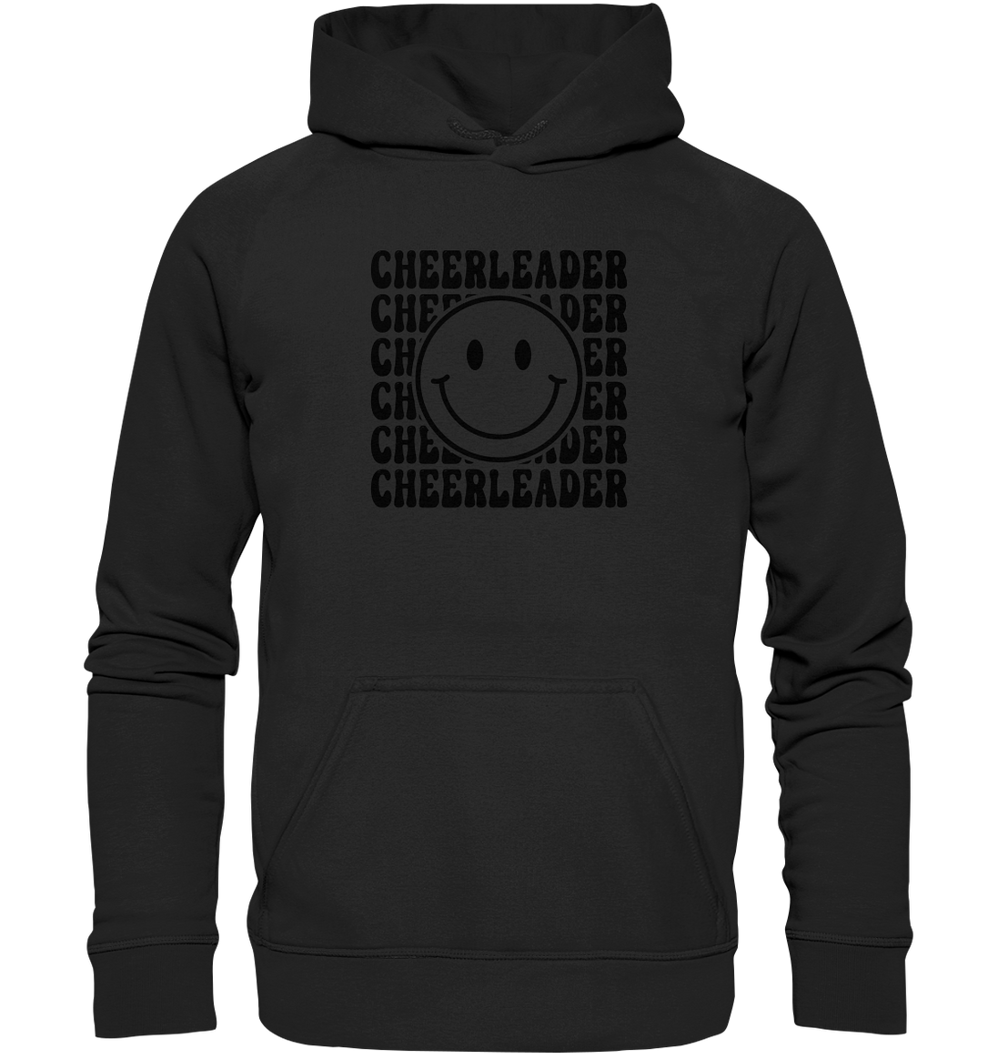 Cheerleader Smiley - Basic Unisex Hoodie
