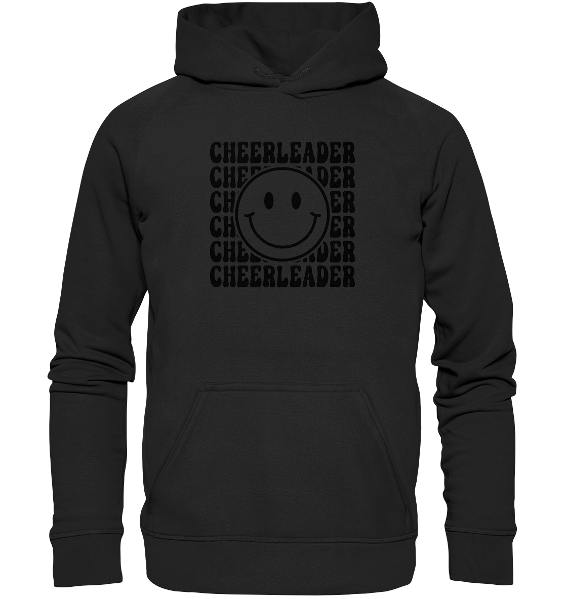 Cheerleader Smiley - Basic Unisex Hoodie