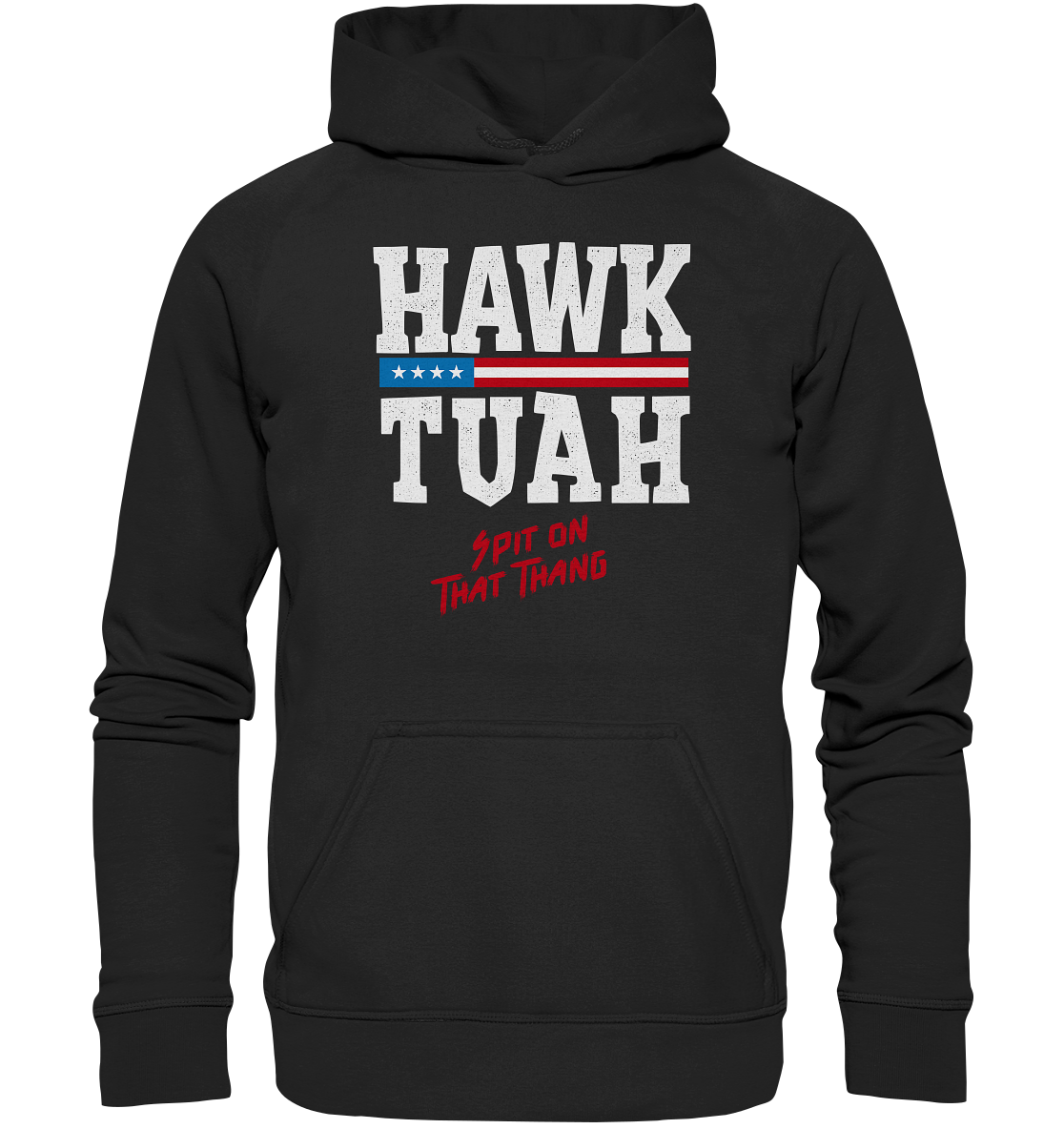 Hawk Tuah White - Basic Unisex Hoodie