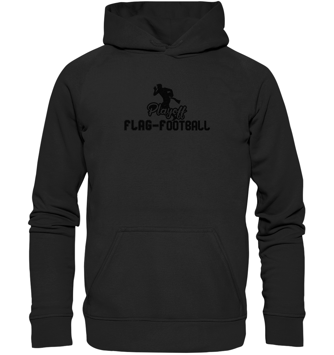 Playoff Flag Football  Men black - Basic Unisex Hoodie