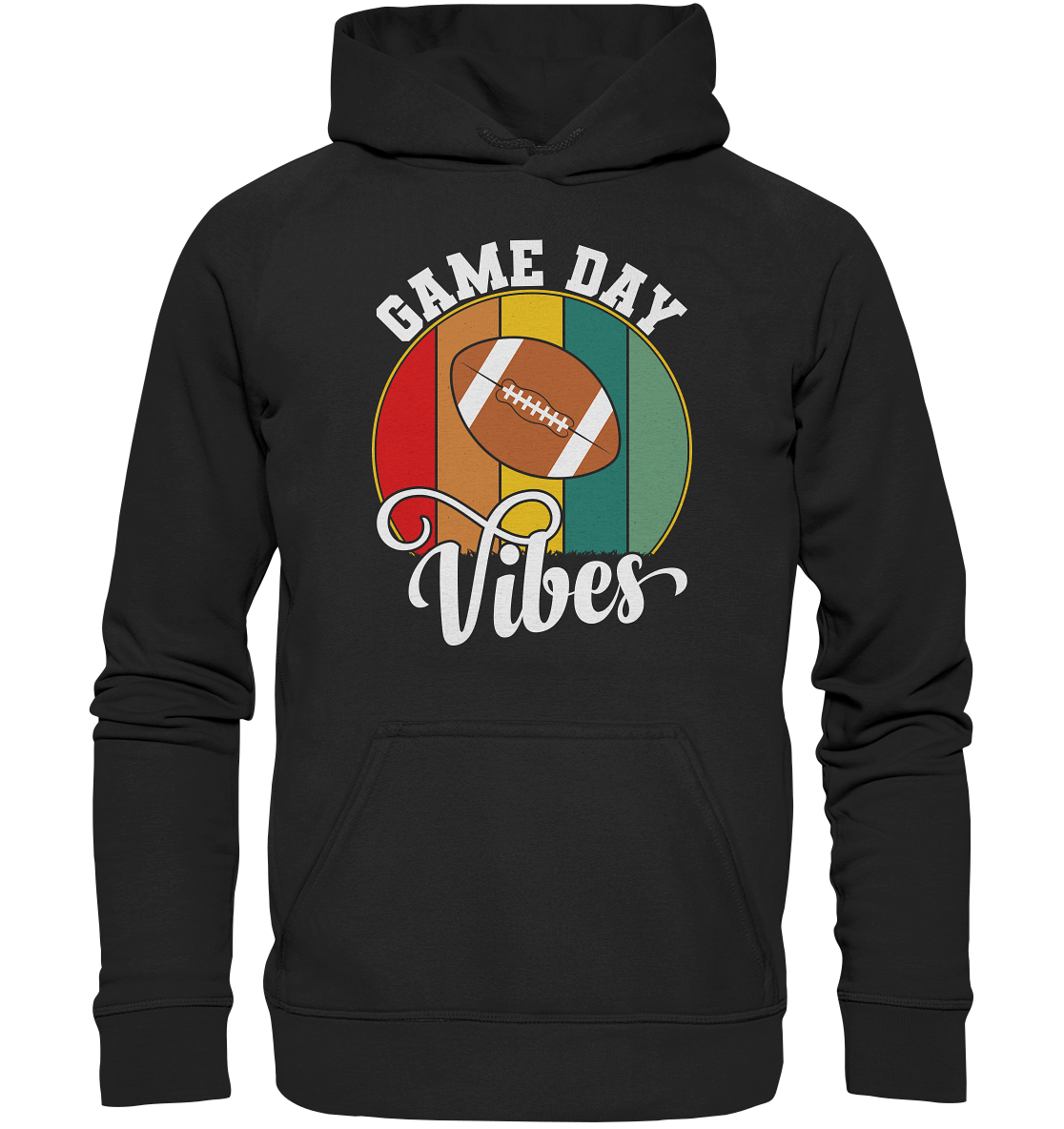 Game Day Vibes White - Basic Unisex Hoodie
