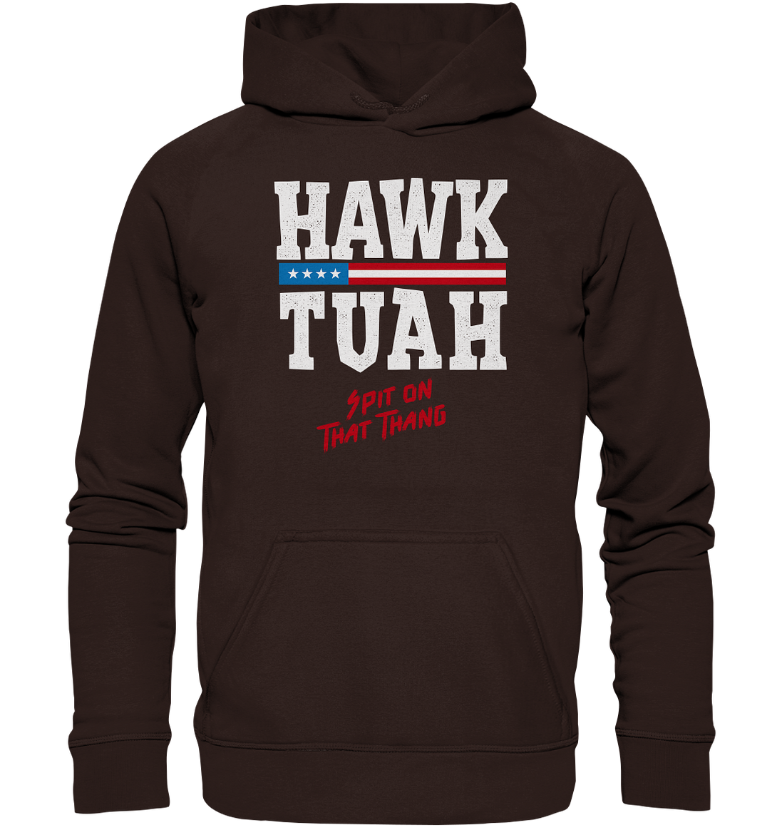 Hawk Tuah White - Basic Unisex Hoodie