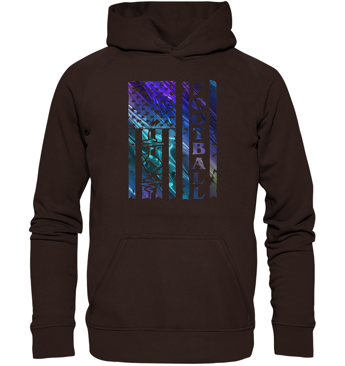 USA Football Flag - Basic Unisex Hoodie