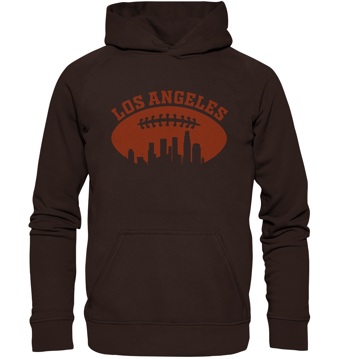 Los Angeles Football Silhouette - Basic Unisex Hoodie