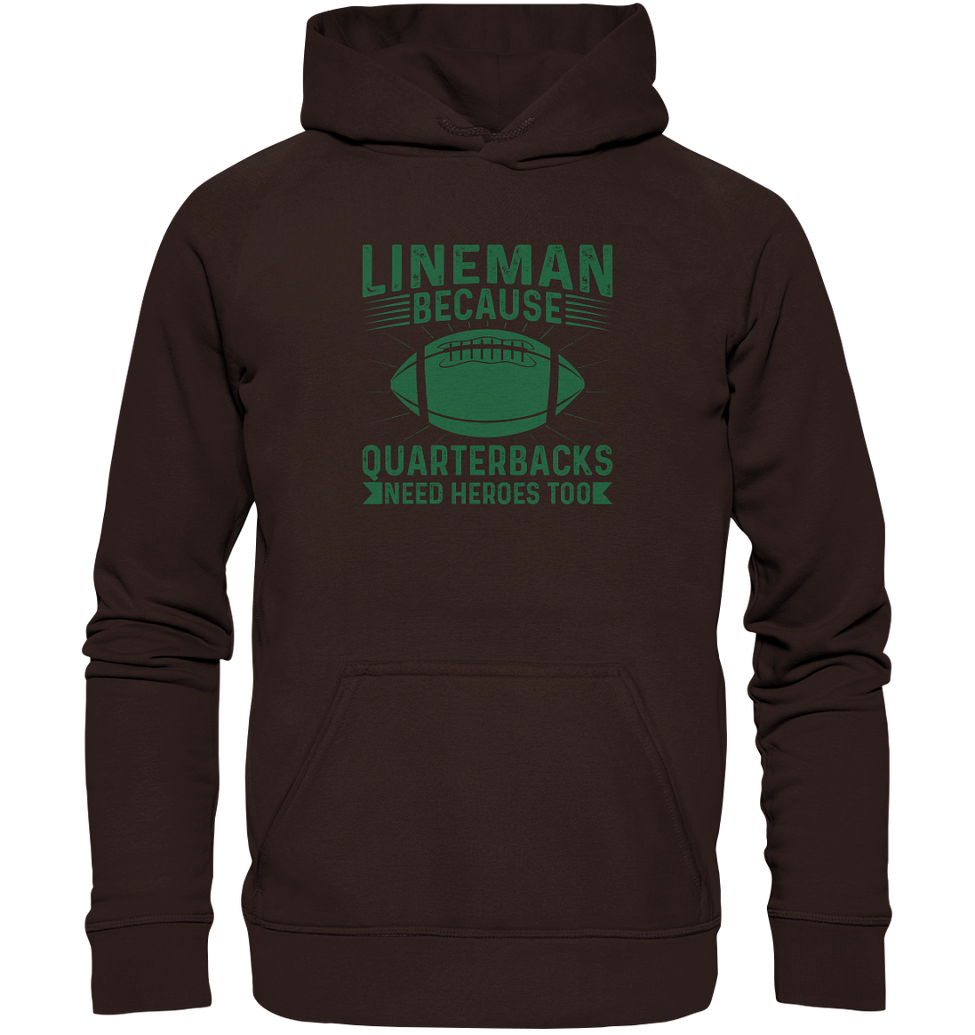 Lineman Heroes Green - Basic Unisex Hoodie