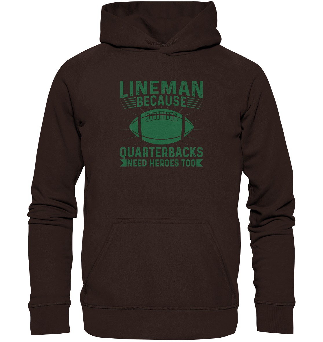 Lineman Heroes Green - Basic Unisex Hoodie