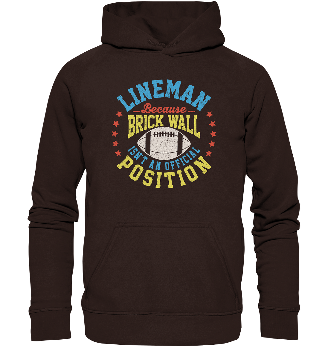 Lineman Brick Wall - Basic Unisex Hoodie