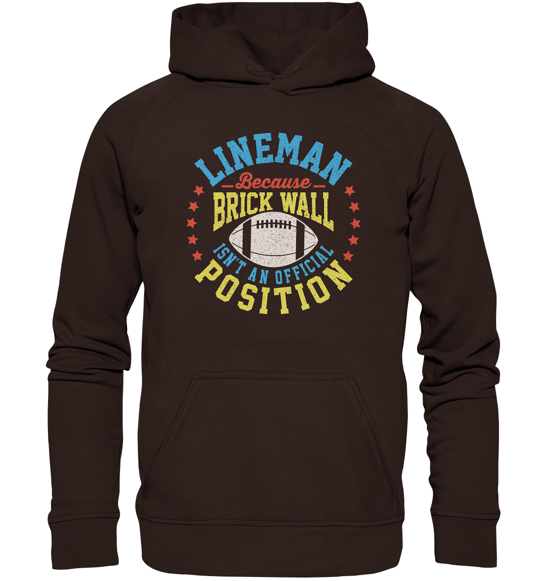 Lineman Brick Wall - Basic Unisex Hoodie